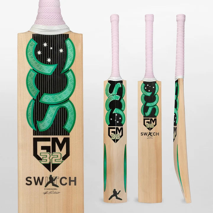 SCC CRICKET SWITCH GALAXY GREEN PLAYERS LE EW CRICKET BAT